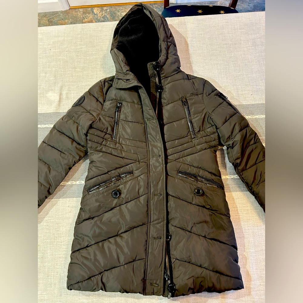 Diesel Girls Insulated Winter Coat with Hood